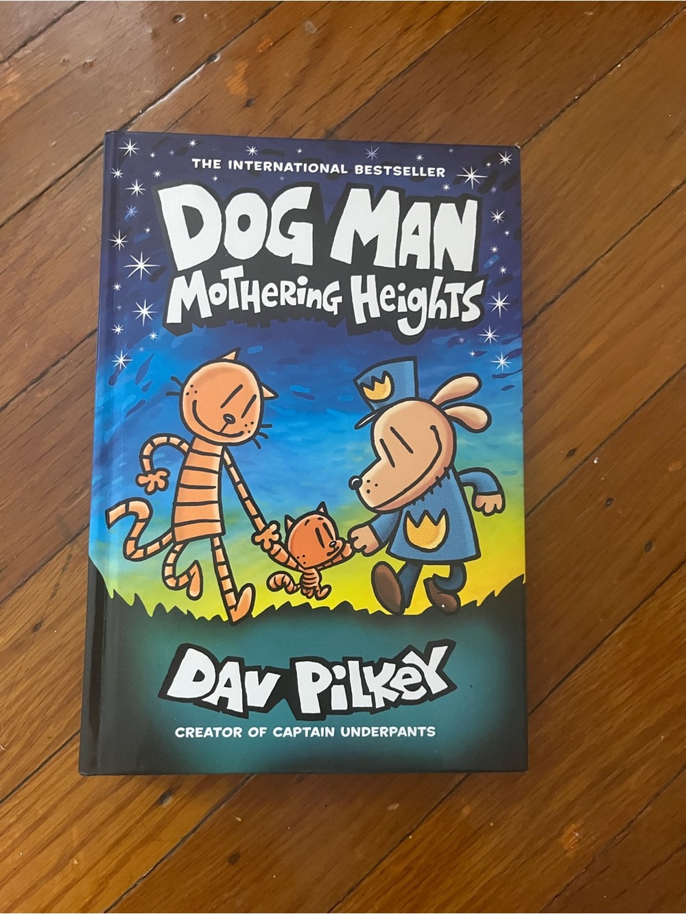 Dog Man: Mothering Heights by - Blue Cover